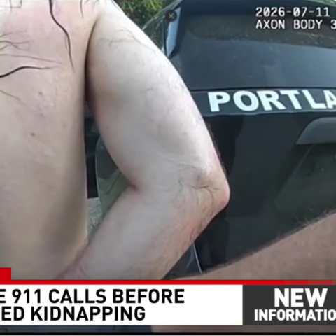 Naked man arrested